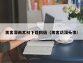 舟山黑客漫画素材下载网站（黑客动漫头像）
